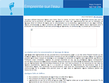 Tablet Screenshot of empreinte-de-l-eau.org